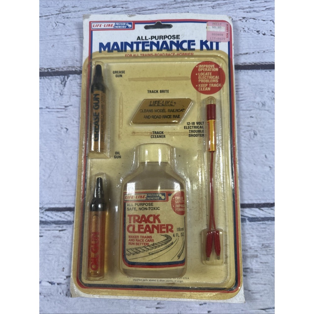 Life Like Trains - All Purpose maintenance Kit-ORIGINAL UNOPENED As Is